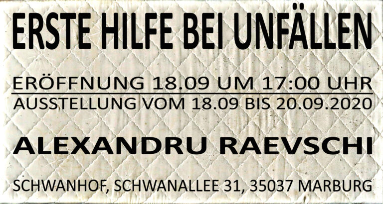 Chapter: Extermination Factory. Erste Hilfe bei Unfällen project (First aid in case of accidents)